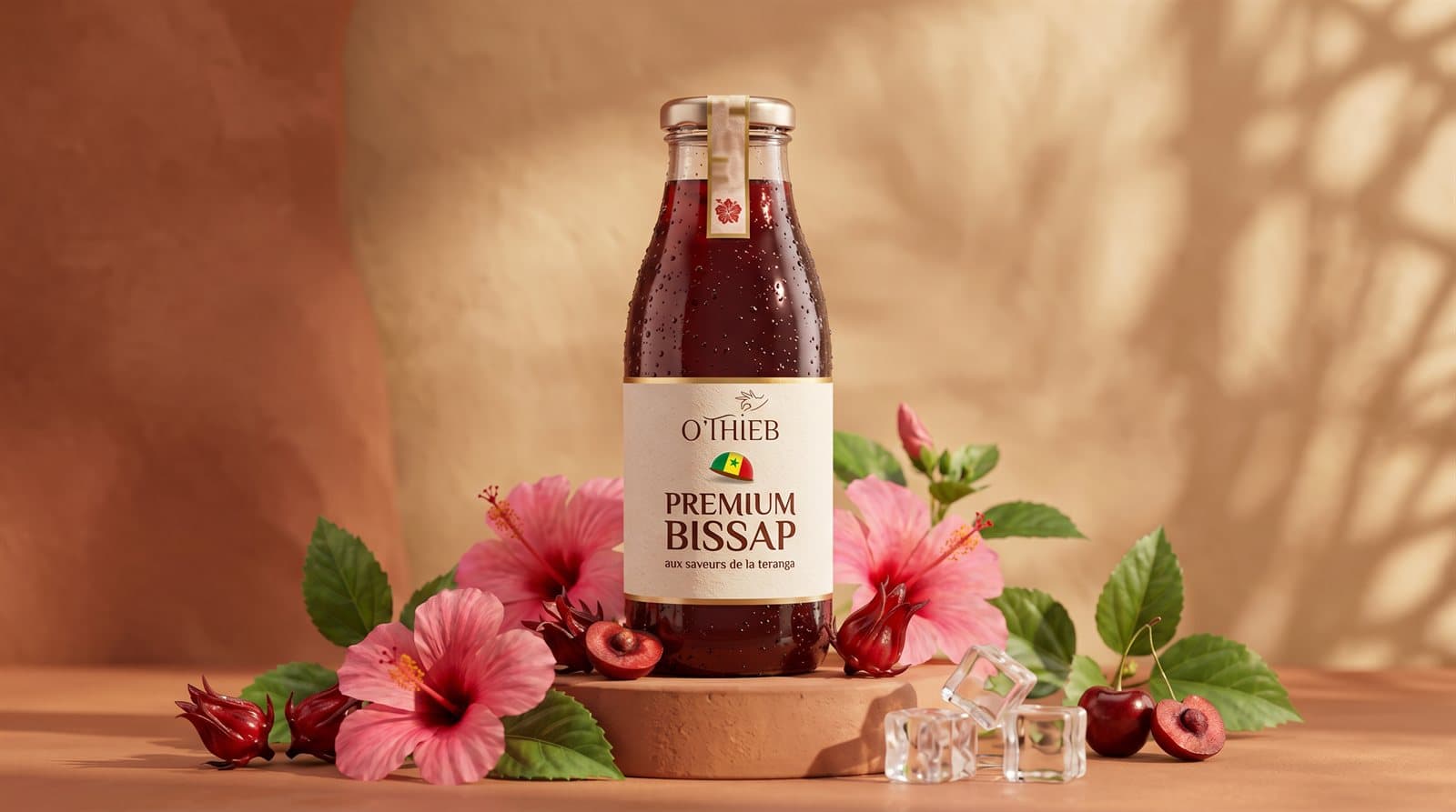 Bissap — infusion d'hibiscus rafraîchissante