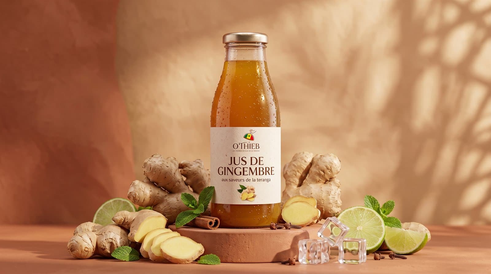 Ginger — boisson au gingembre frais