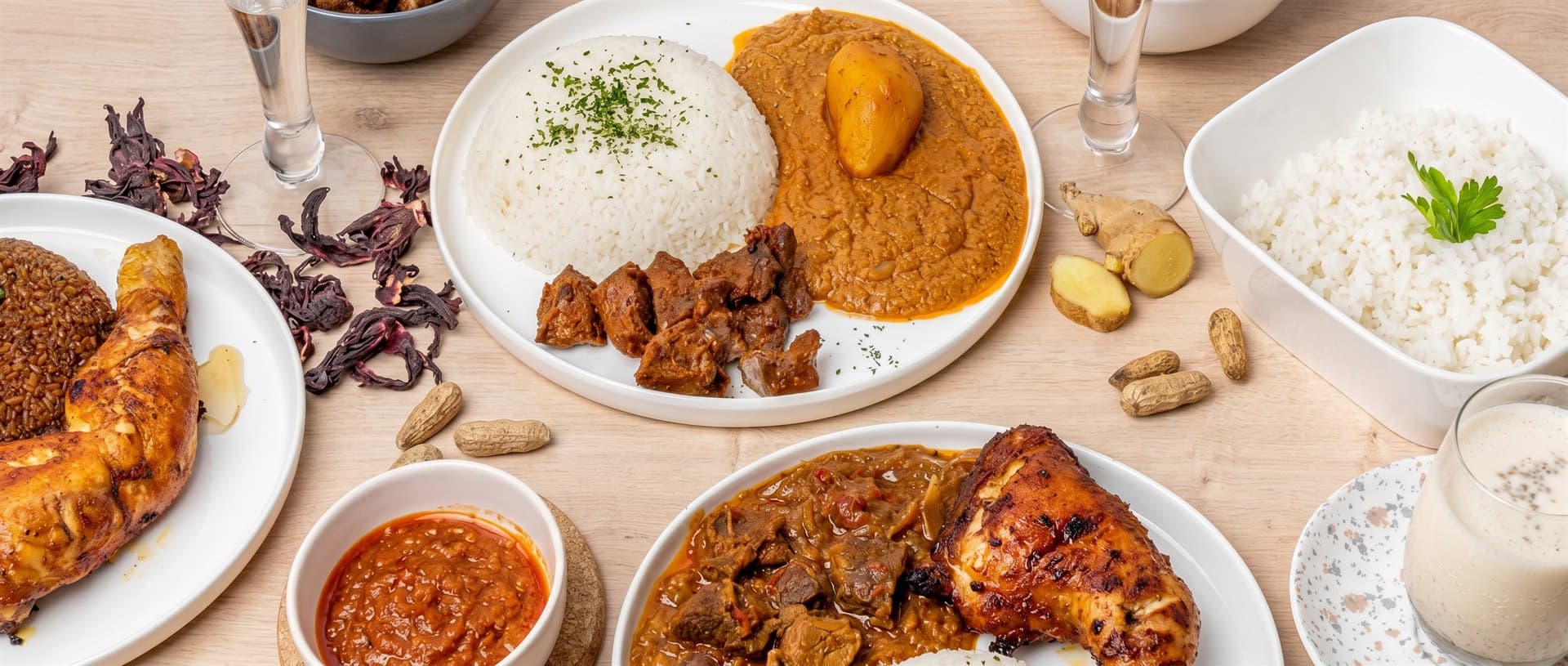 Thiéboudienne fumant servi à O'Thieb